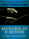 Cover image for Murder in E Minor